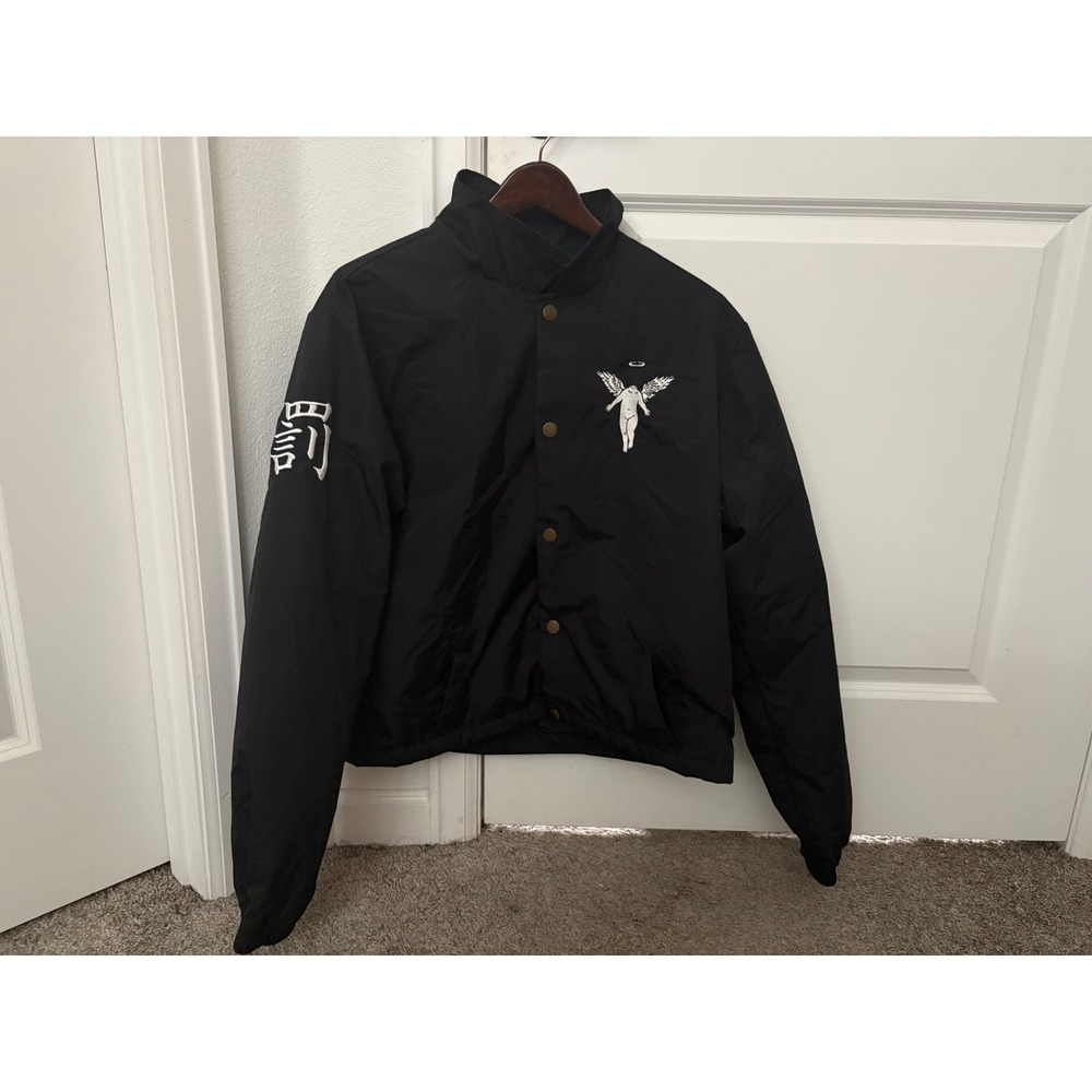 Tokyo Revengers Valhalla Windbreaker headless Angel Graphic Print Button Up